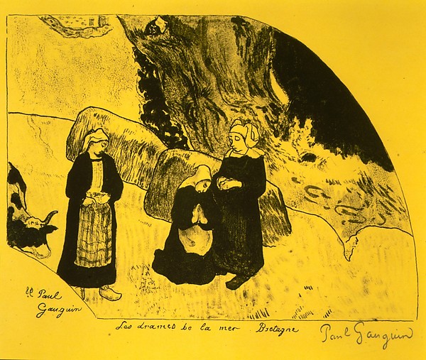 The Drama of the Sea, Brittany, from the "Volpini Suite: Dessins lithographiques"