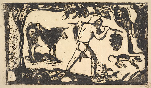 Tahitian Carrying Bananas
