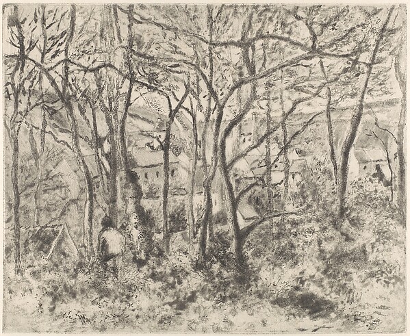 Wooded Landscape at L'Hermitage, Pontoise